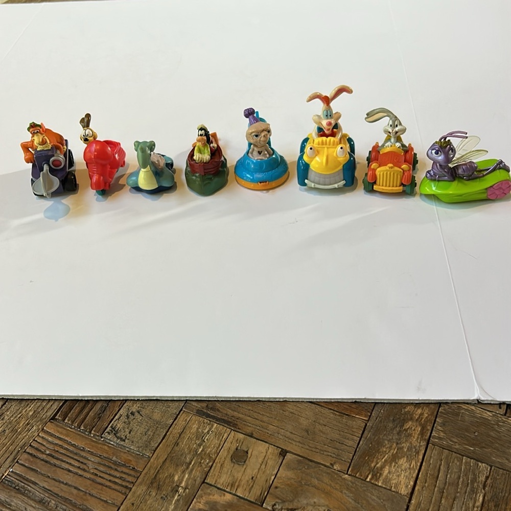 McDonald’s Burger King Kids Happy Meal Collectible Toys, Lot of 8
